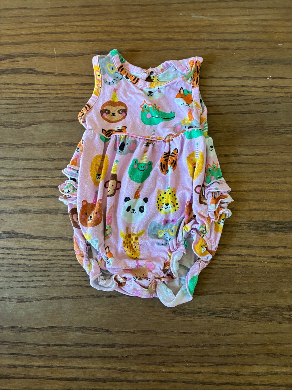 Little Sleepies Bamboo Bubble Romper - Birthday Pals - 0-3 M